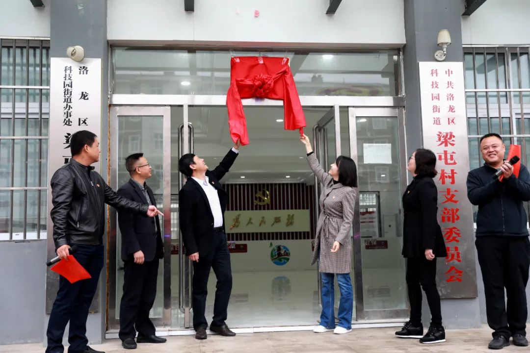 洛阳市委宣传部副部长李国强,洛龙区委常委,宣传部长田小宁等出席揭牌