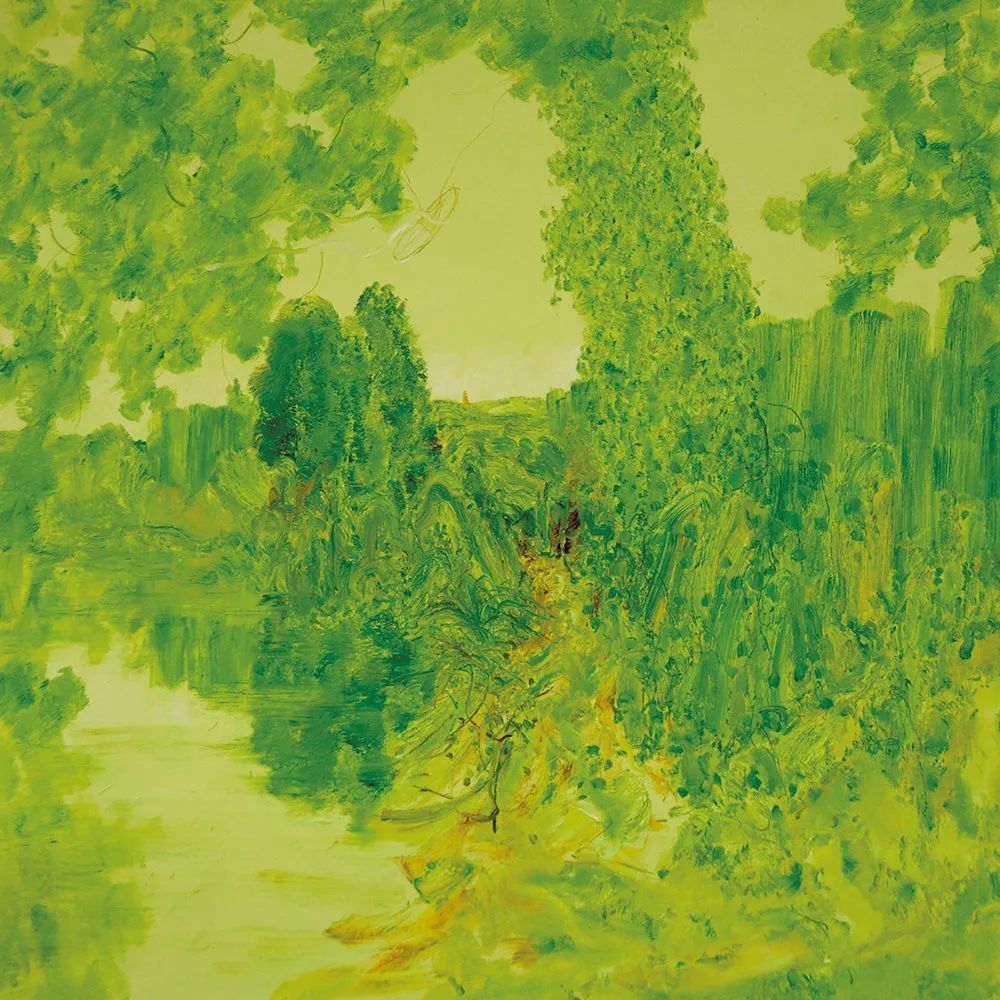 《绿色生活——普者黑》(油画)