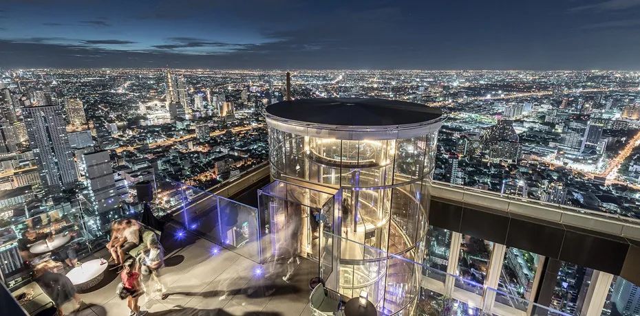 王权云顶大厦曼谷mahanakhon skywalkbangkok曼谷mahanakhon空中天台