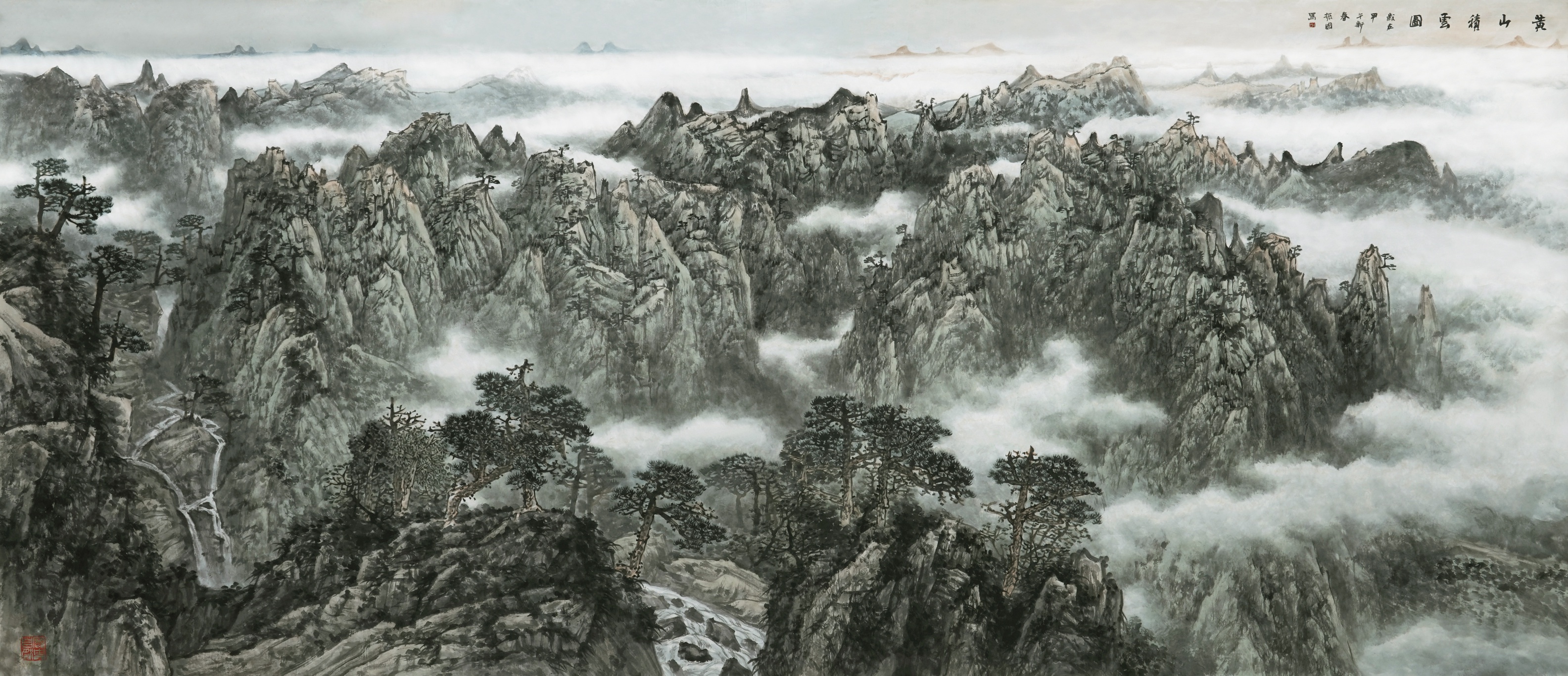 程振国笔下壮美的山水画卷是一张张文化鲜明的外交名片