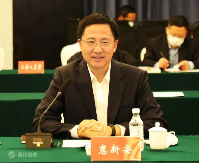 惠新安率领潍坊党政代表团