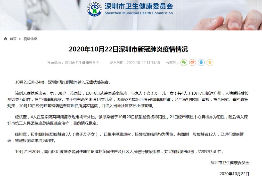 紧急通报 此地一居家隔离者 检测阳性