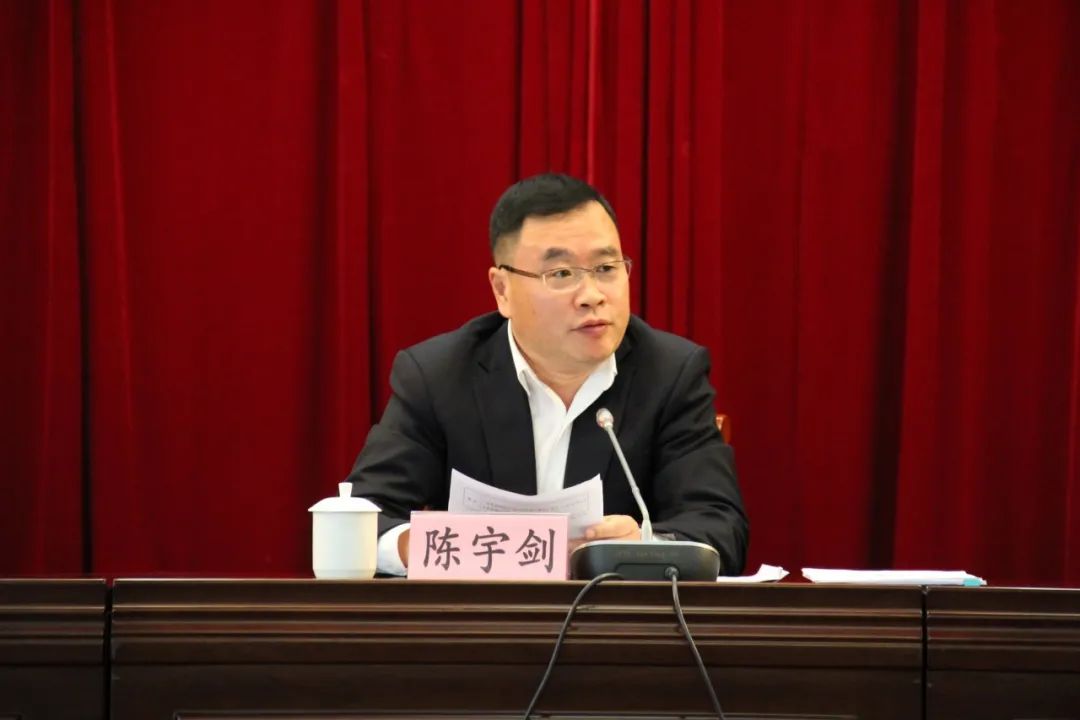 区委副书记,区长陈宇剑出席会议并发表重要讲话,区法治政府建设工作