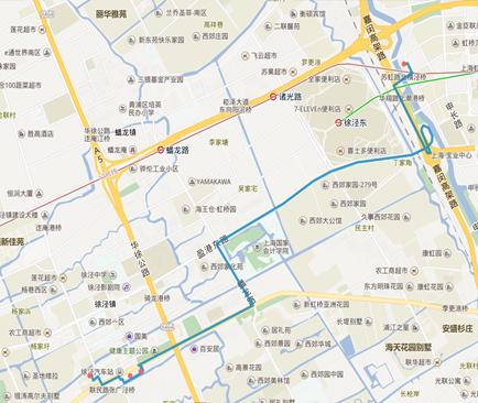 线路走向上海新虹桥希尔顿花园酒店(沪青平公路店):沪青平公路1915号