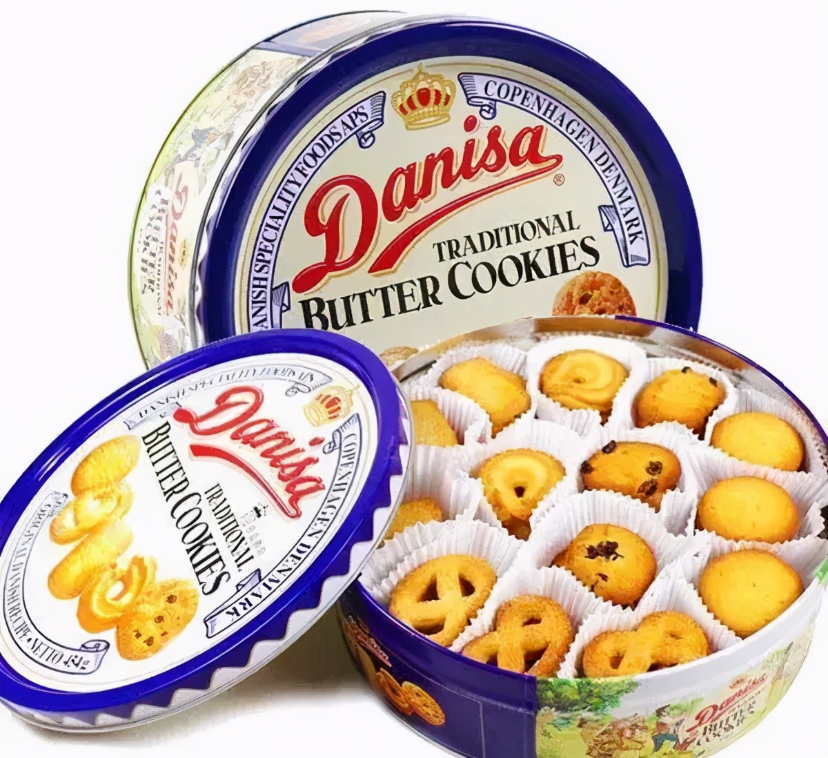 印尼网红零食 丹麦皇冠曲奇饼干礼盒 90g 72g 908g零食大礼包-阿里巴巴