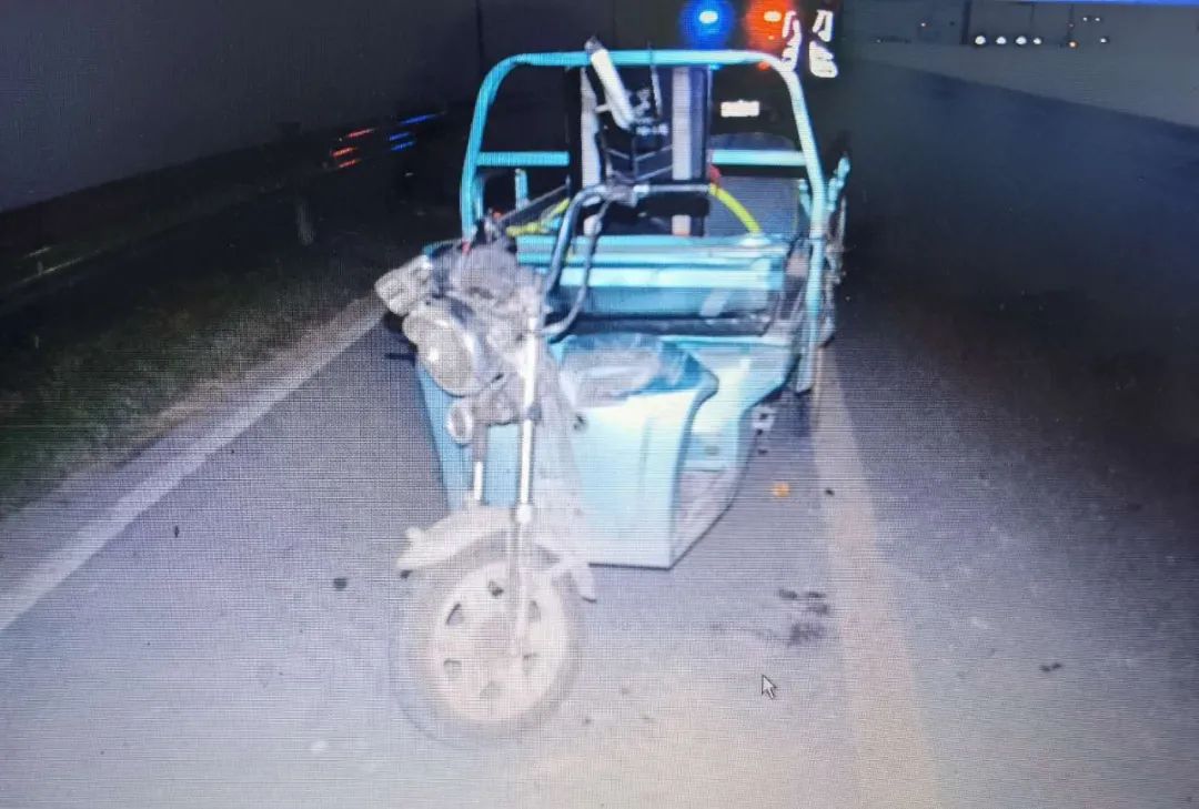 三轮车肇事逃逸,终被抓!