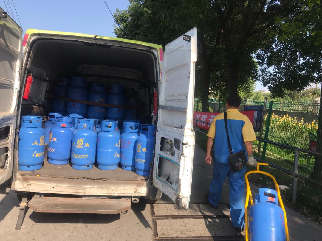 安全的最后一公里宝山瓶装液化气配送跑出服务和安全加速度