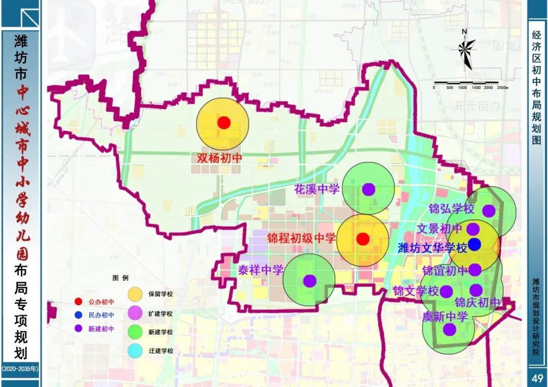 重磅规划曝光潍坊城区布局千余所学校