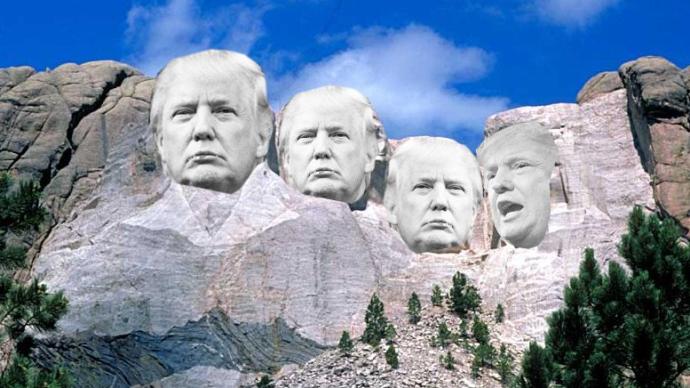 这座美国总统山，特朗普也想把自己“刻”上去