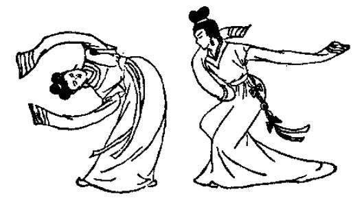 不仅如此,戚夫人还擅长跳舞,尤其是一种颇有难度的"翘袖折腰"舞,这种