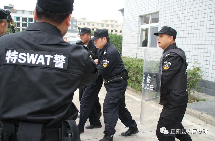 正阳法院法警大队开展实战化训练提升处突保障能力