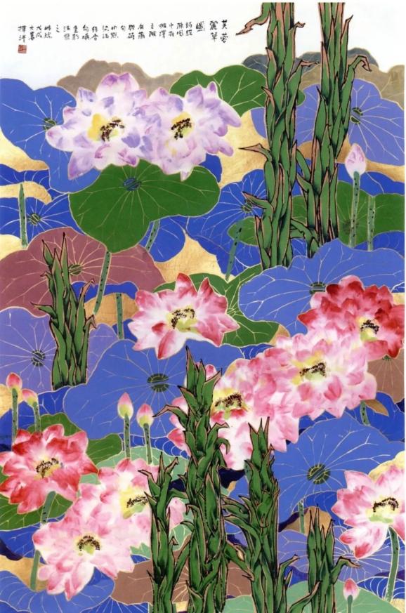 繁野三郎の20号肉筆水彩画「恵庭岳」(1982年作)【真作・新額装・美品】 繁野三郎の20号肉筆水彩画「恵庭岳」(1982年作)【真作・新額装・美