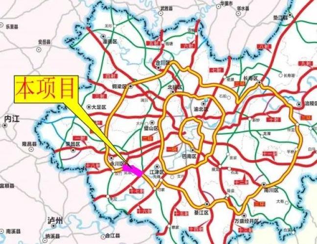 永川金龙镇公路规划图图片