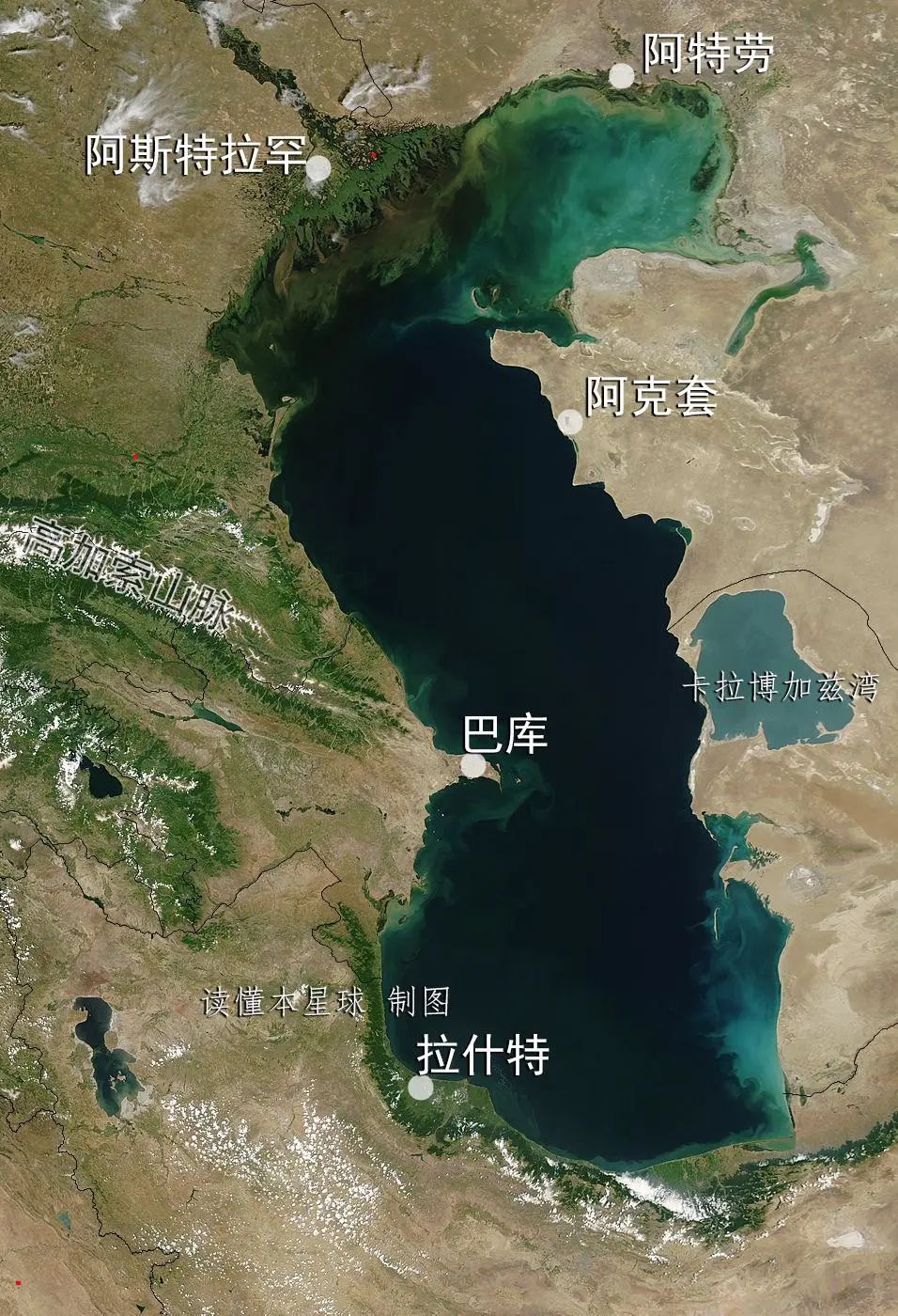 里海地图高清版大图图片