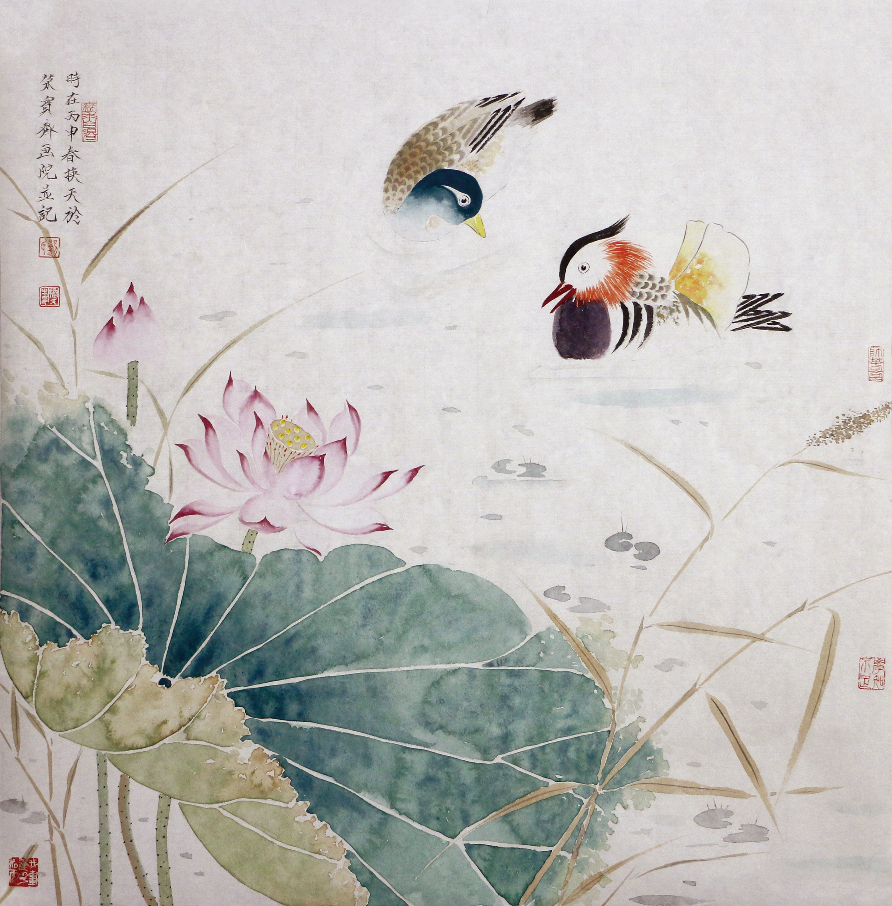 风荷举画家刘换天笔下荷的风雅