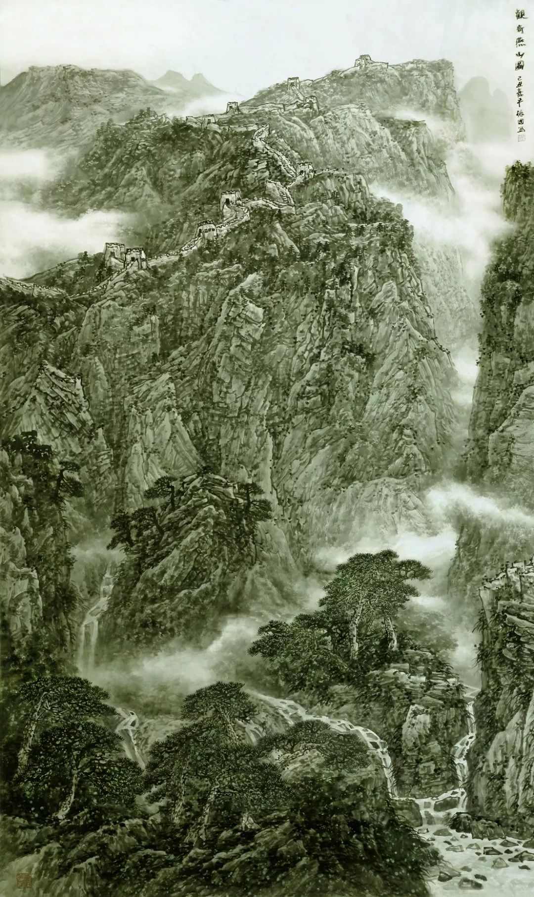 饱览至美江山深层解读自然程振国笔下的山水画
