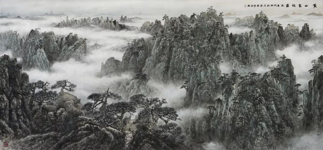 饱览至美江山,深层解读自然——程振国笔下的山水画