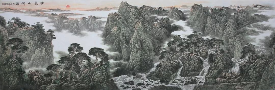 饱览至美江山深层解读自然程振国笔下的山水画