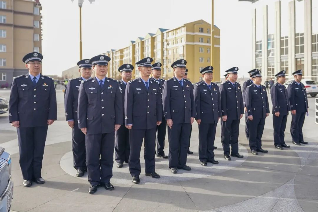 镇赉县公安局举行执法执勤车辆发放仪式