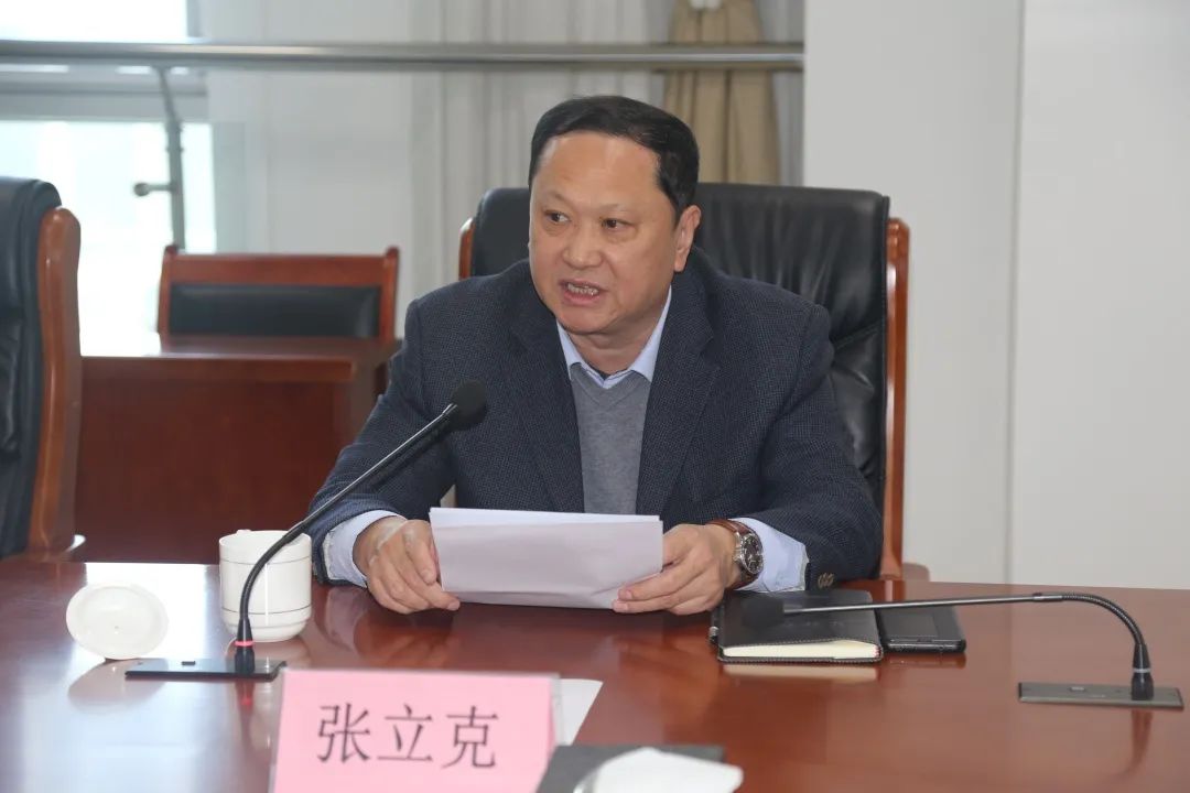 经营行为座谈会,会议由临沂商城党工委委员,管委会副主任张立克主持