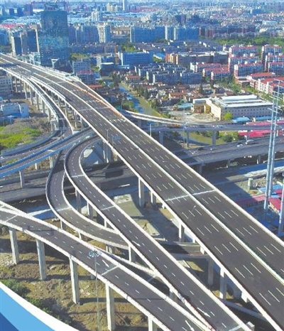 "中环最后一笔"——中环线浦东段金桥立交