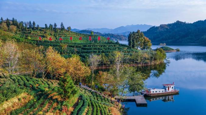 六安西茶谷主題公園,位於大別山腹地的金寨縣油坊店鄉面衝村,是六安