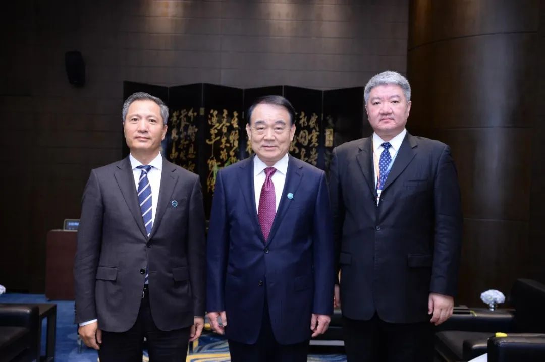 李保东秘书长会见sk集团大中华区总裁吴作义