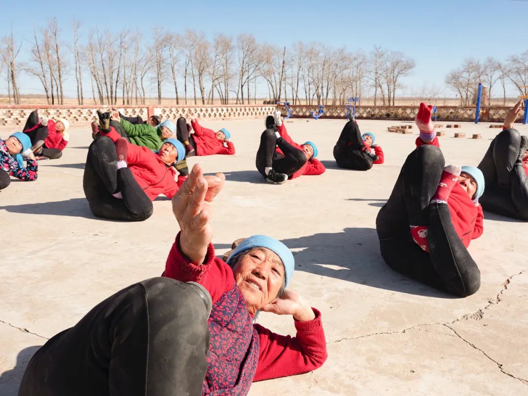 玉狗梁村的土味瑜伽