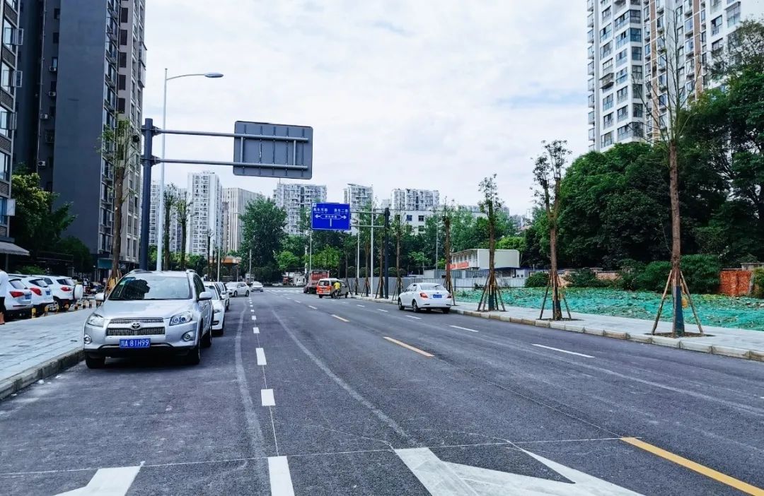 沒有啦,因為今年位於龍潭街道,起於民興北二路已建段,止於成華大道,全