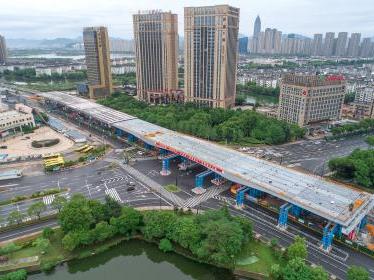 建证力量红色基石丨中建八局三公司绍兴二环北路智慧快速路项目党支部