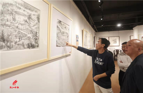 土楼国画走进天雄艺术馆！“土楼墨韵”佛山画家走进永定写生作品展南海开展