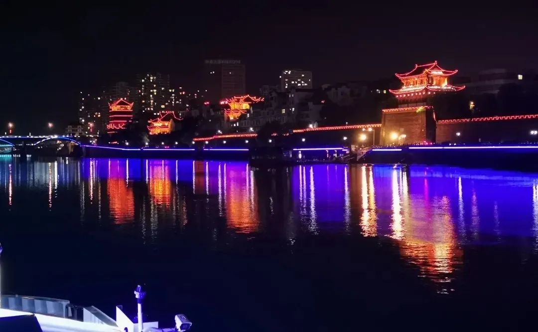 第二站 夜游兰江游埠,地处兰溪西南,是一座千年古镇.