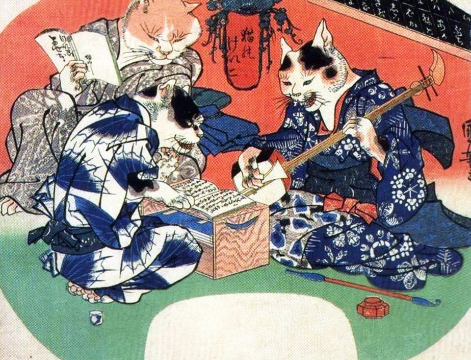 当时德川幕府为了重新树立威严,突然翻脸禁止"有伤风化"的出版物,断了