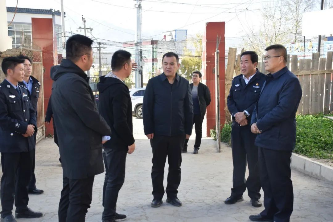 11月16日,定西市副市长,市公安局党委书记,局长姜春煌深入岷县督导
