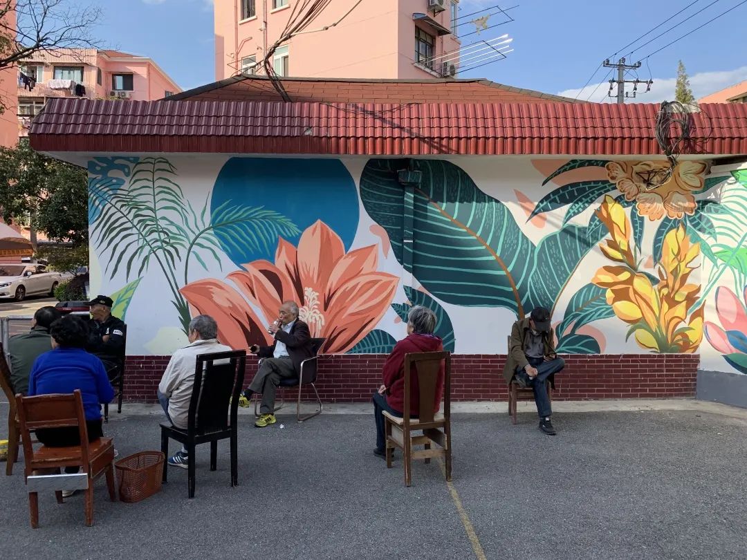 康健小区墙绘再上新转角遇见小惊喜