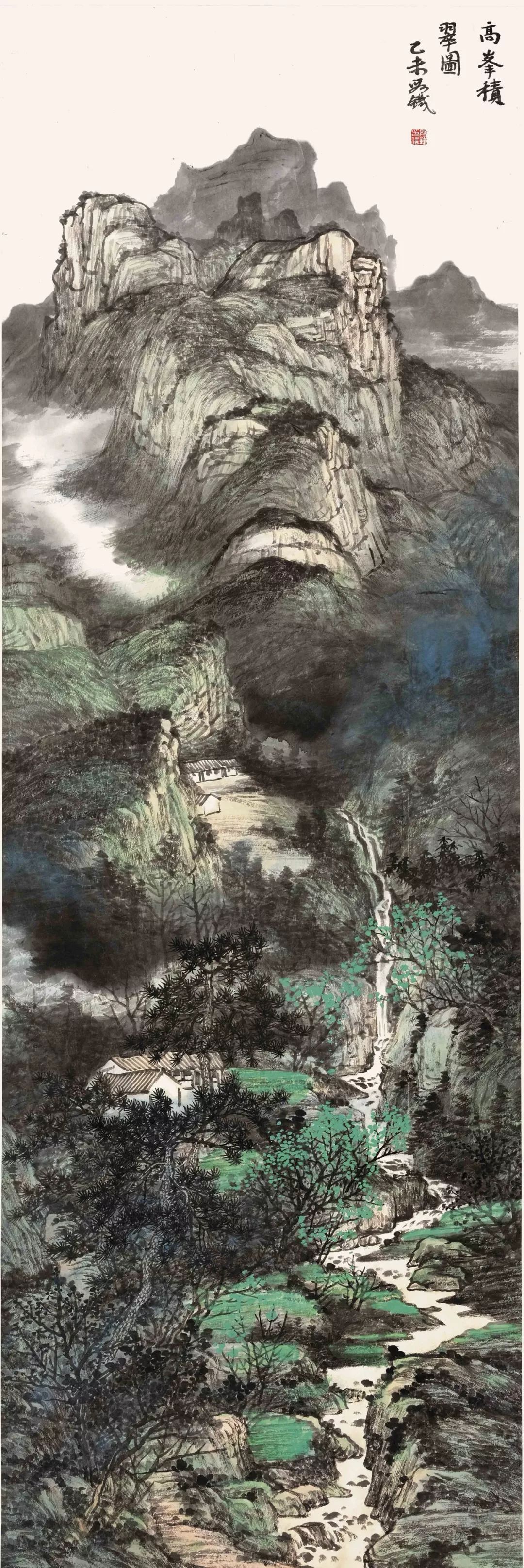 京海墨韵名家段铁用作品歌颂祖国大好山河