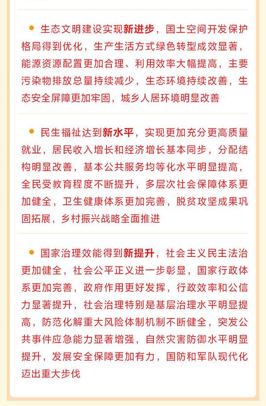 图解十四五时期经济社会发展的6方面主要目标